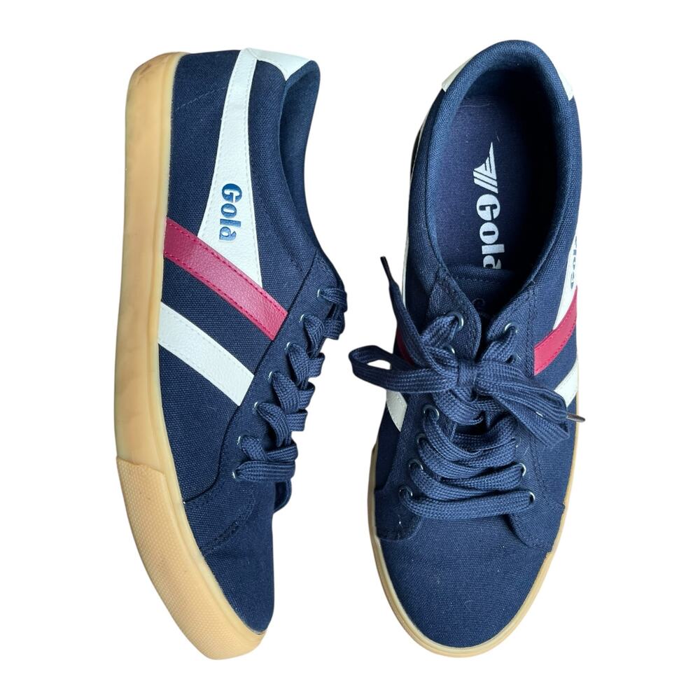 Gola Varsity Sneaker Trainer  | Mens 10, Navy / Gum  CMA331 EUC